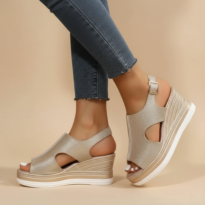 Maeve Wedge Sandals