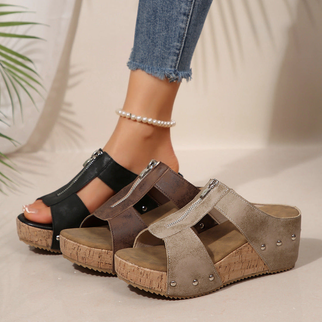Gigi Wedge Sandals