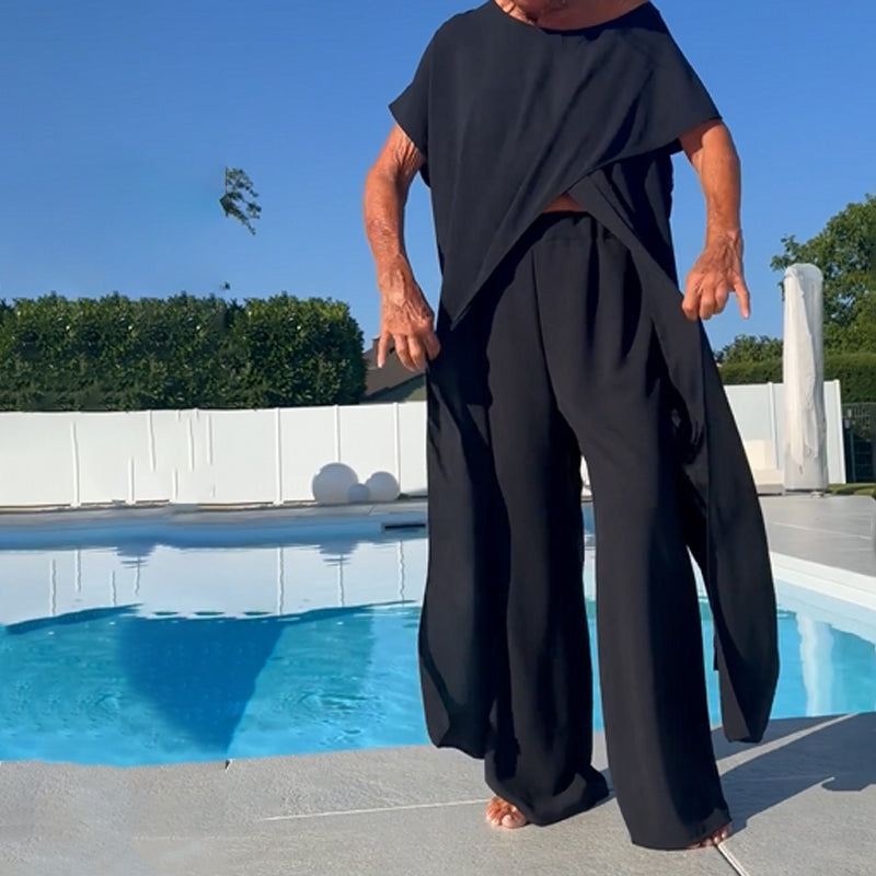 Gabbie Elegant Off-Shoulder Two-Piece Set